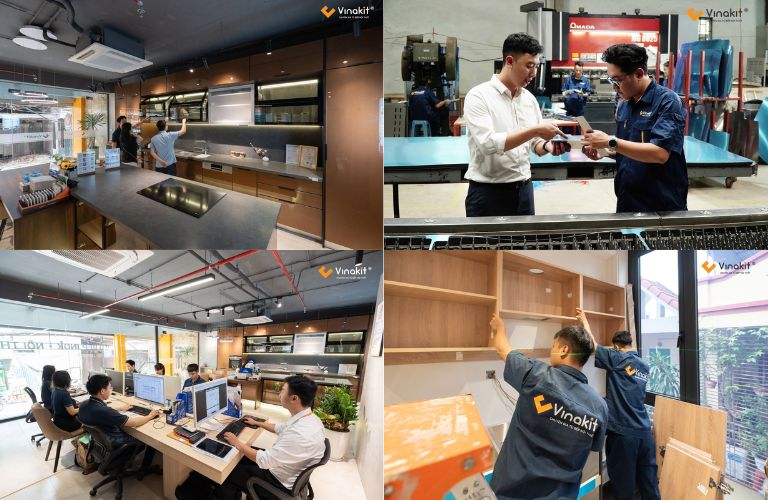 Thiết kế thi công tủ bếp trọn gói