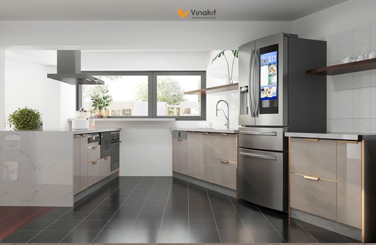 Tủ bếp inox tại Vinakit