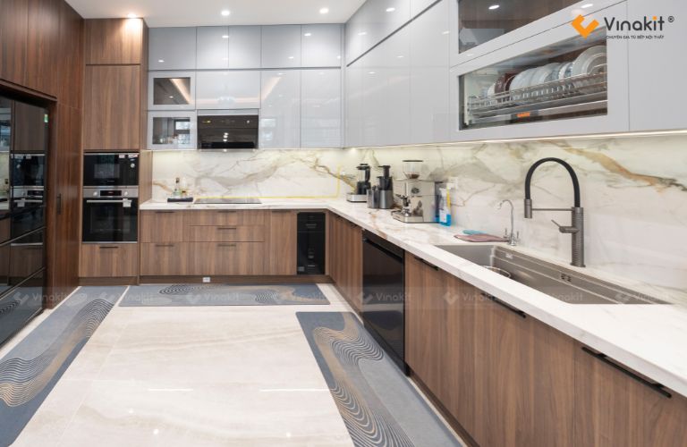 Tủ bếp gỗ công nghiệp Vinakit tại Hà Nội