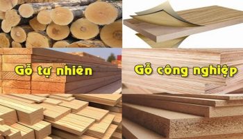 gỗ công nghiệp và gỗ tự nhiên
