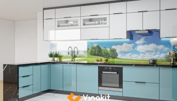 Mẫu tủ bếp CK13