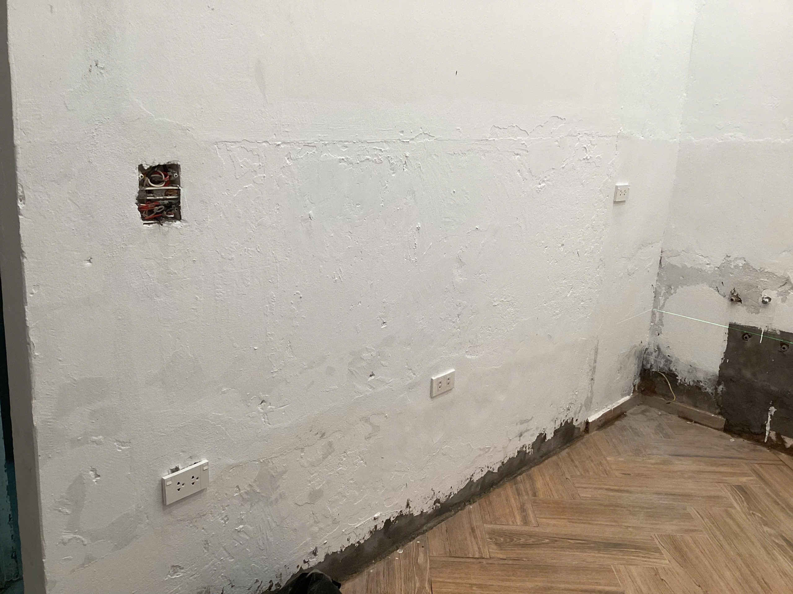 Tủ bếp inox cánh kính cường lực Chú Vinh - KĐT Sao Đỏ