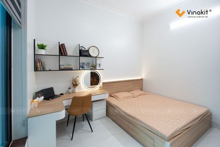 Phòng ngủ gỗ An Cường thi công nội thất Thanh Oai