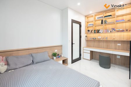 Phòng ngủ gỗ An Cường thi công nội thất Thanh Oai