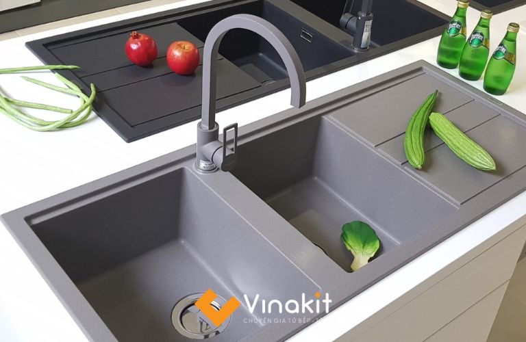 Chậu rửa bát Vinakit – Giải pháp hoàn hảo cho gian bếp hiện đại