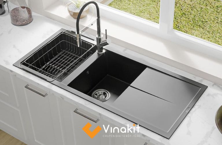 Vinakit cung cấp chậu rửa bát được làm từ những chất liệu cao cấp, bền bỉ