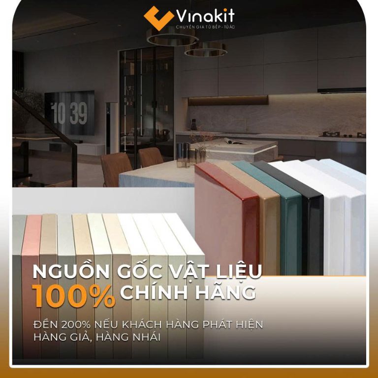 Mỗi sản phẩm của Vinakit đều được làm từ vật liệu chất lượng cao, đảm bảo 100% chính hãng