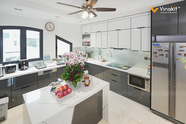 Hệ tủ bếp inox 