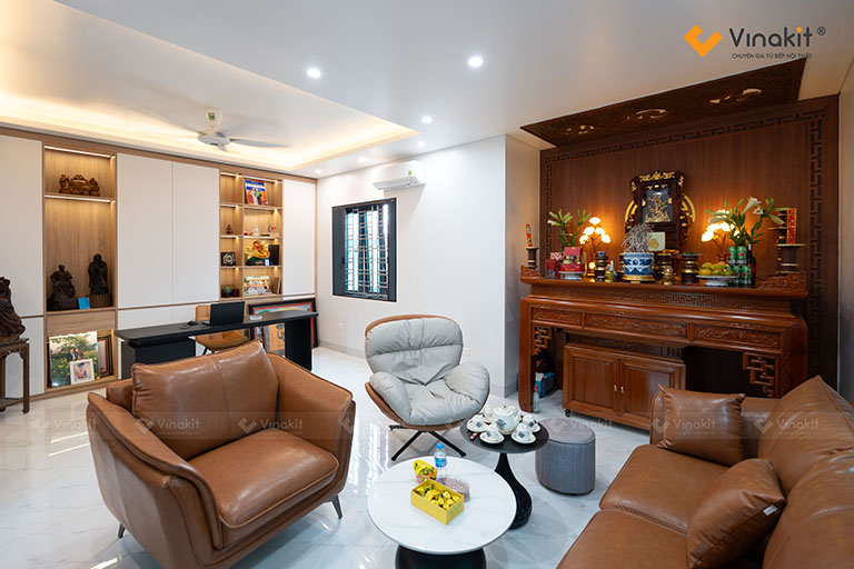 nội thất sử dụng gỗ công nghiệp 