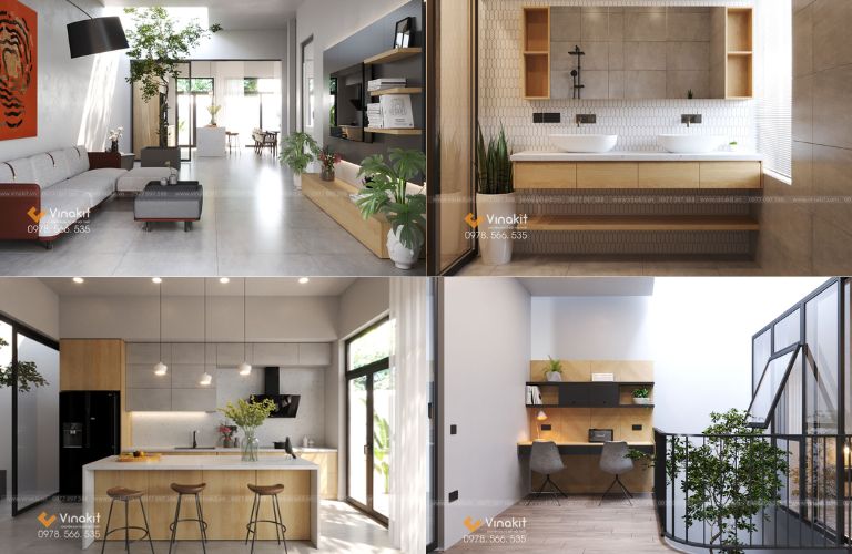 Bộ nội thất nhà phố NTNP07