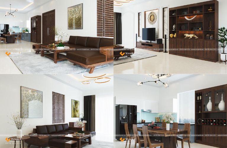 Bộ nội thất nhà phố NTNP03