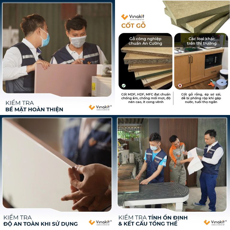 Sự chuyên nghiệp và tỉ mỉ trong thiết kế thi công nội thất nhà phố tại TP HCM của Vinakit