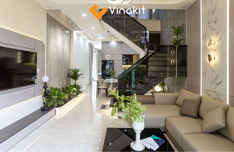 Mặt tiền hẹp, chiều sâu lớn