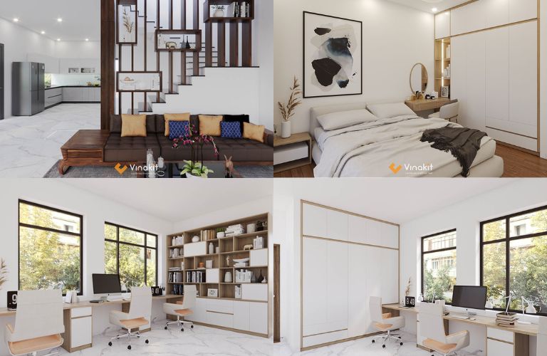 Bộ nội thất nhà phố NTNP16