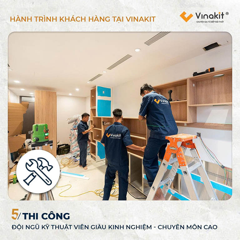 đặt tủ bếp Vinakit 