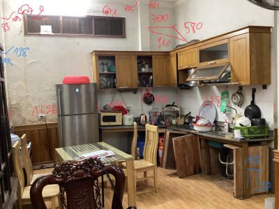 Hiện trạng không gian bếp cũ