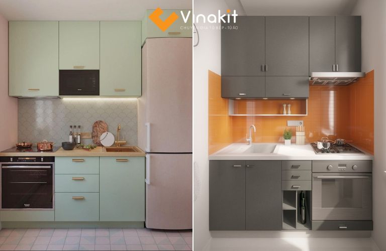 Tủ bếp mini có bồn rửa - Lựa chọn lý tưởng cho không gian nhỏ