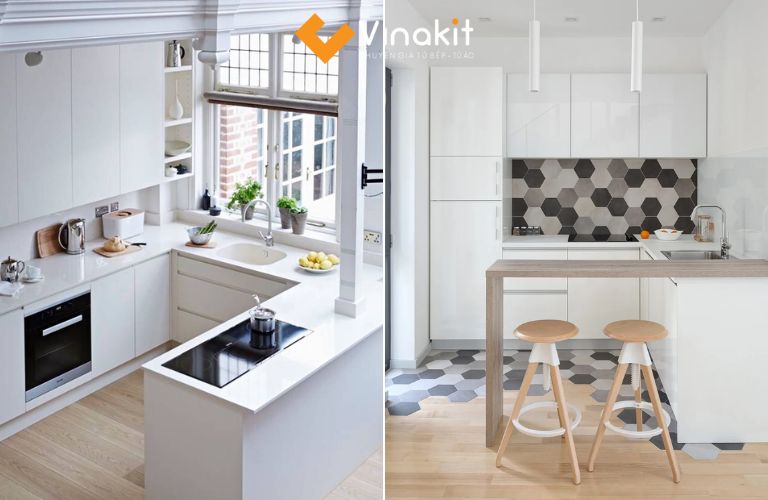 Những mẫu tủ bếp nhỏ không chỉ đẹp mà còn giúp tiết kiệm chi phí thi công