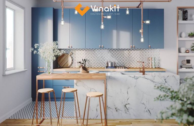 Mẫu nhà bếp nhỏ phong cách Scandinavian