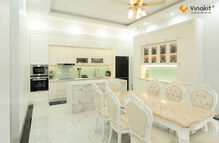 Lựa chọn tủ bếp gỗ công nghiệp dựa vào ngân sách