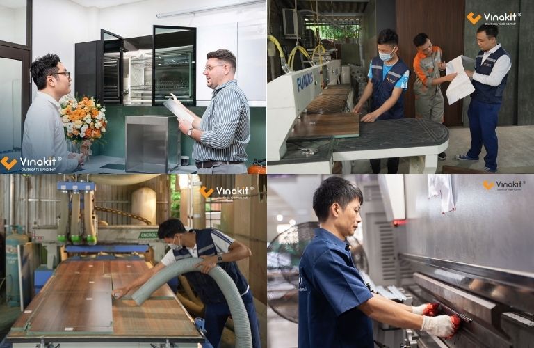 Vinakit sở hữu nhà máy tủ bếp inox đầu tiên tại Việt Nam