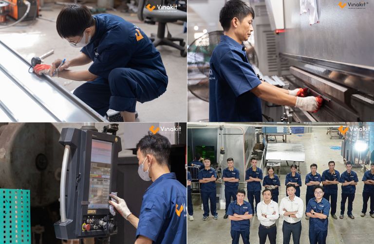 Đội ngũ chuyên nghiệp của Vinakit