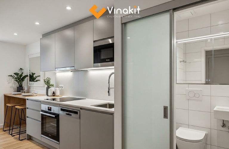 Kiêng kỵ khi đặt bếp gần nhà vệ sinh