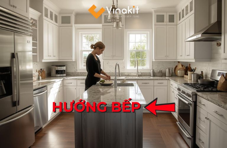 Hướng bếp phải phù hợp với mệnh của gia chủ