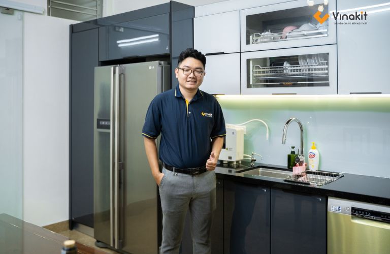 Vinakit - Đơn vị thiết kế và thi công tủ bếp chuyên nghiệp