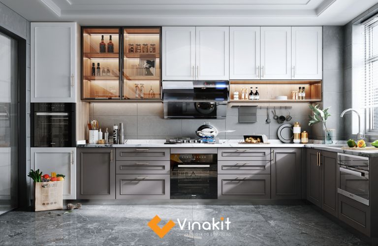 Tủ bếp nhôm chất lượng có tuổi thọ cao hơn so với tủ nhựa
