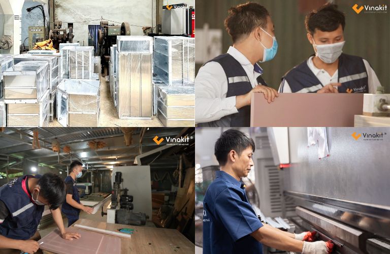 Nhà máy sản xuất tủ bếp của Vinakit