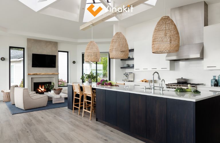 Tích hợp bếp và không gian sống