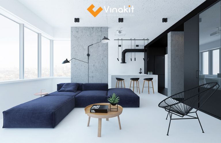 Nội thất tối giản và đa chức năng