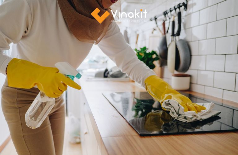 Giữ bếp luôn sạch sẽ, gọn gàng