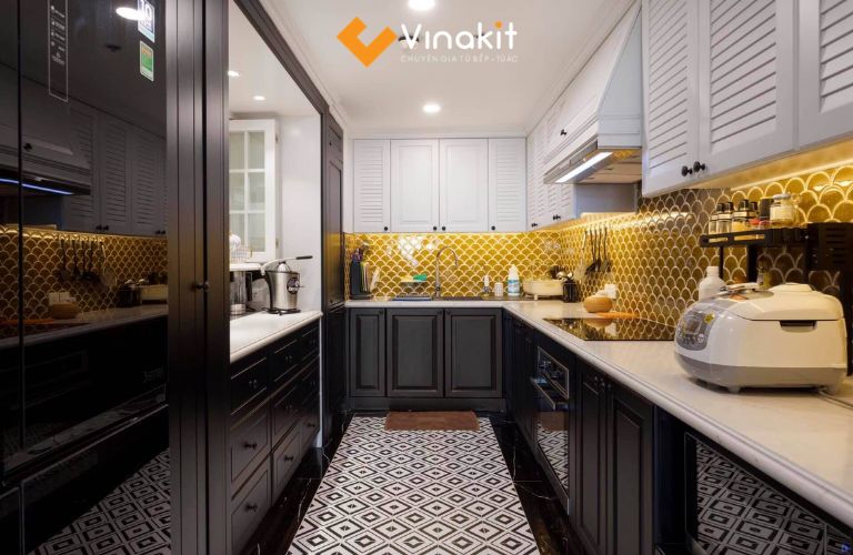 Tủ bếp Indochine chữ U