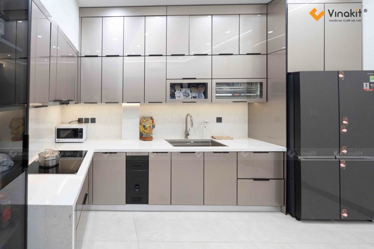 Công trình tủ bếp nhà Chị Phượng tại Hải Dương