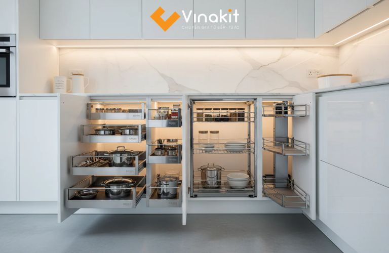 Ưu tiên sử dụng phụ kiện tủ bếp chất lượng cao
