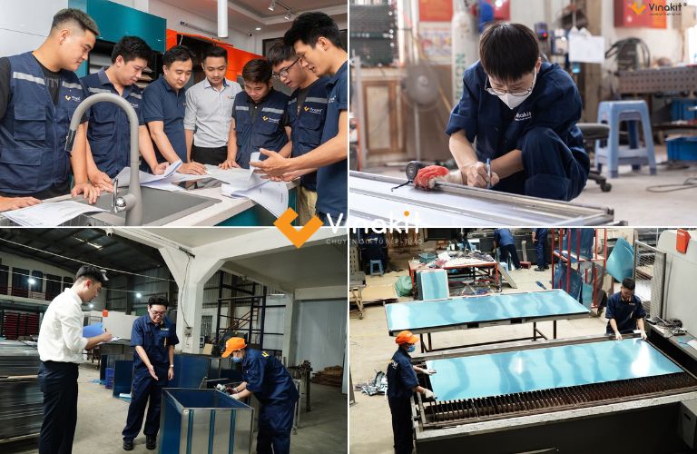 Nhà máy sản xuất hiện đại của Vinakit