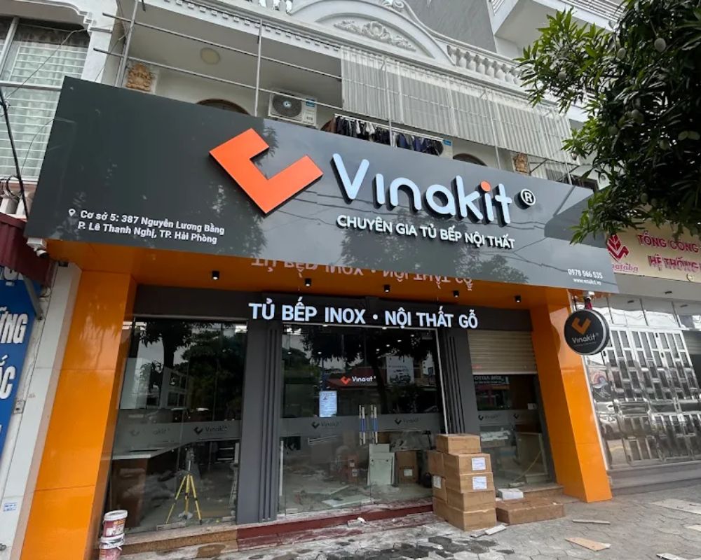 Showroom tủ bếp Vinakit Hải Dương