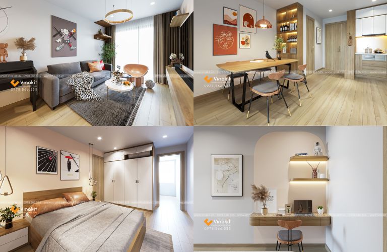 Nội thất chung cư NTC10