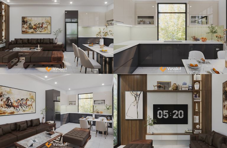 Nội thất nhà liền kề NTNLK13