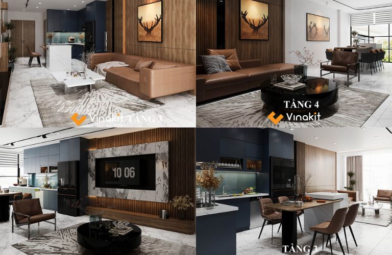 Nội thất nhà liền kề NTNLK12