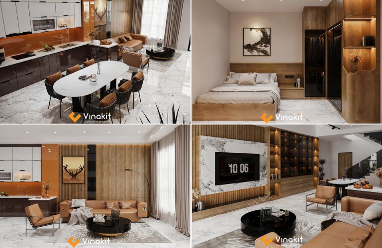 Báo giá thiết kế thi công nội thất biệt thự