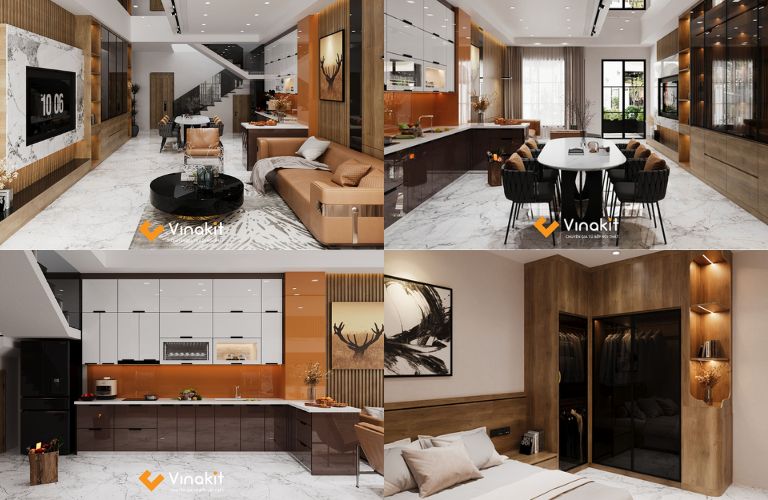 Báo giá thiết kế thi công nội thất cho biệt thự