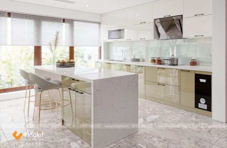 Vinakit cung cấp báo giá tủ bếp Acrylic tại Thanh Hoá