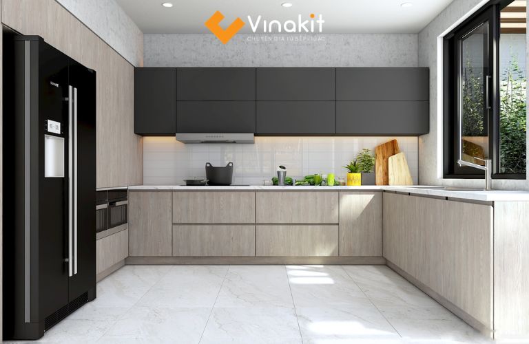 Tủ bếp nhựa Laminate