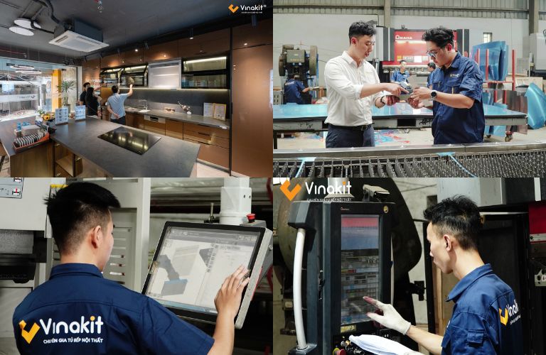 Vinakit thiết kế và thi công tủ bếp nhựa chuyên nghiệp tại Hải Dương