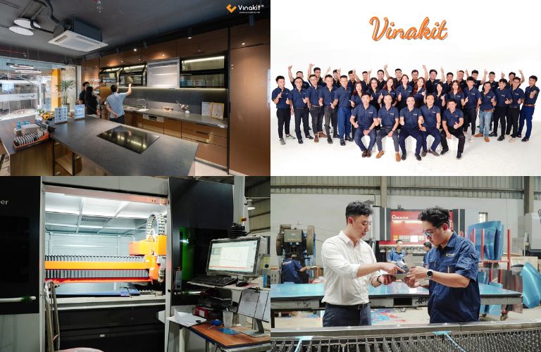 Vinakit chuyên thiết kế và thi công tủ bếp nhựa chất lượng cao tại Thanh Hóa