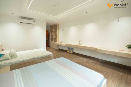 Hoàn thiện thi công nội thất trọn gói Định Công nhà anh Thành hiện đại và sang trọng