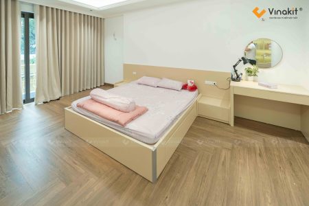 Hoàn thiện thi công nội thất trọn gói Định Công nhà anh Thành hiện đại và sang trọng